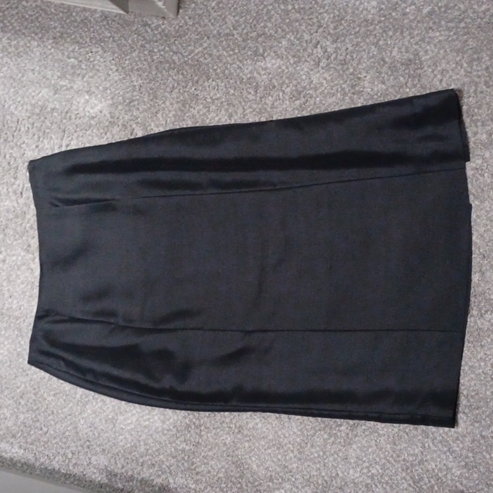 Ann Taylor Black Midi Skirt - Picture 3 of 4